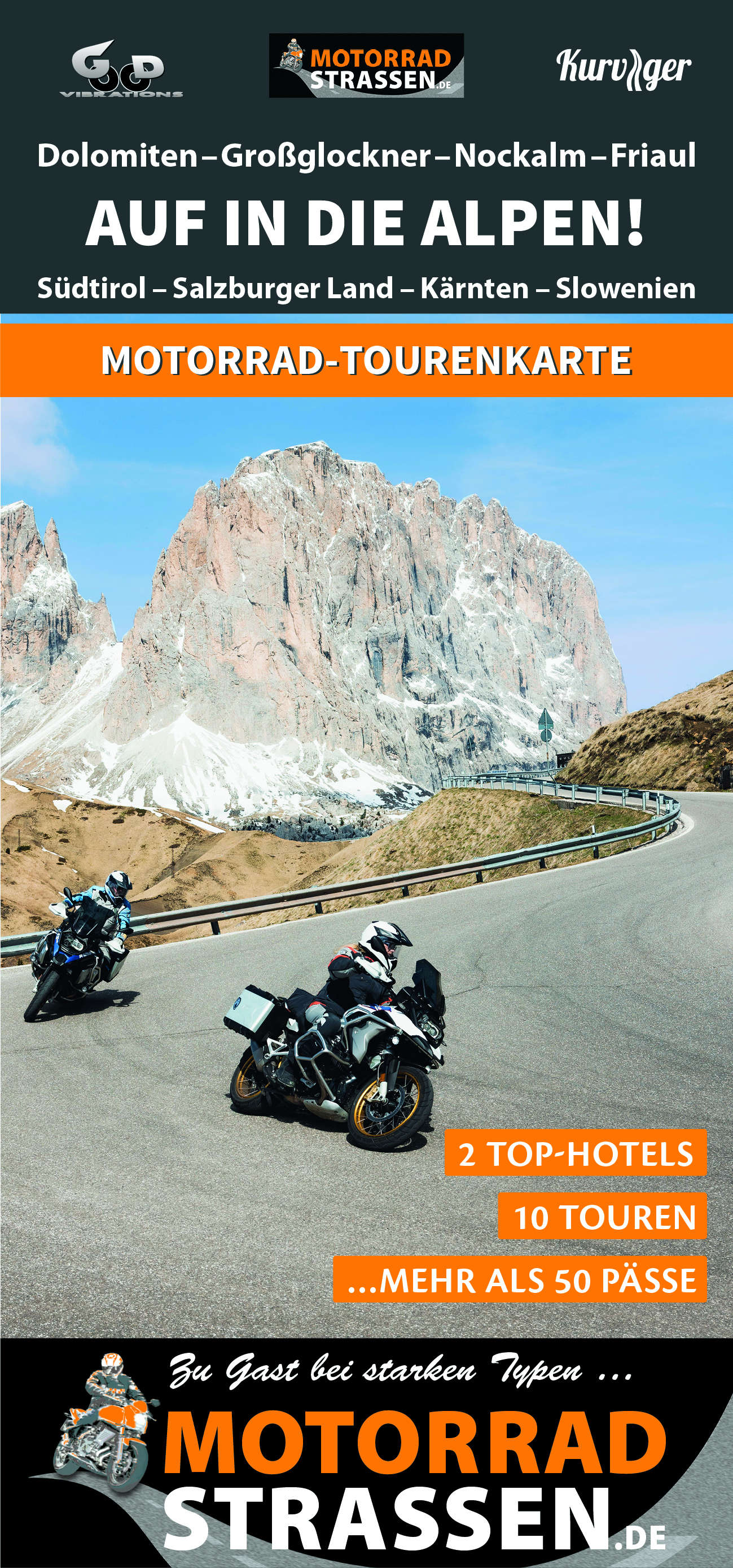 Tourenkarte Titel Grizzly Condor 330x470mm 101125