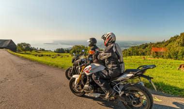 Motorradtouren "Rund um die Zugspitze" - Pfänder ©Peter Wahl