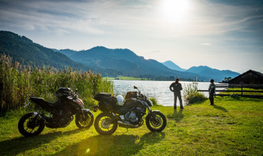 Weissensee - Tour 3-Motorradtourenkarte Post Oberdrauburg © moppetfoto