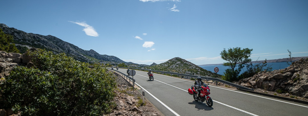 Motorrad fahren in Kroatien