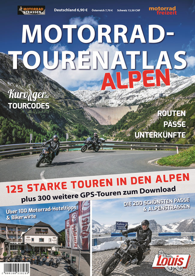 Motorrad-Tourenatlas - Alpen