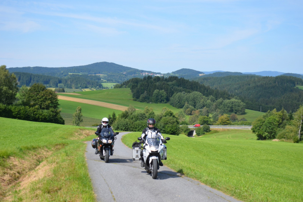 Motorradfahren im Bayerischer Wald ©Peter Wahl