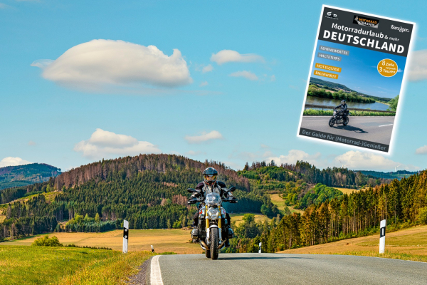Motorradurlaub und mehr- 8 Regionen 24 Touren© MOTORRADSTRASSEN- Ausgabe 3/2021