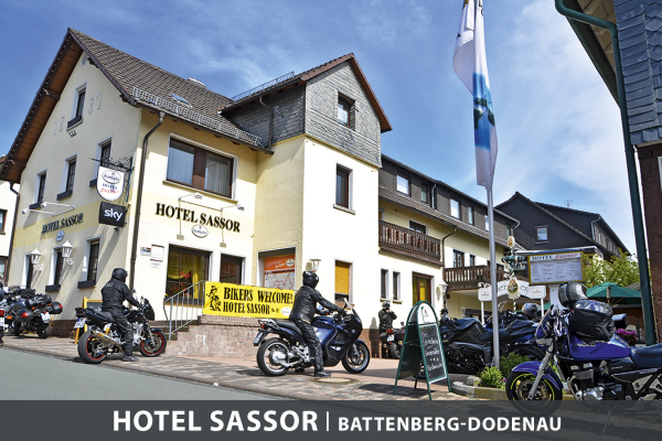 Motorradhotel Sassor-Battenberg-Dodenau