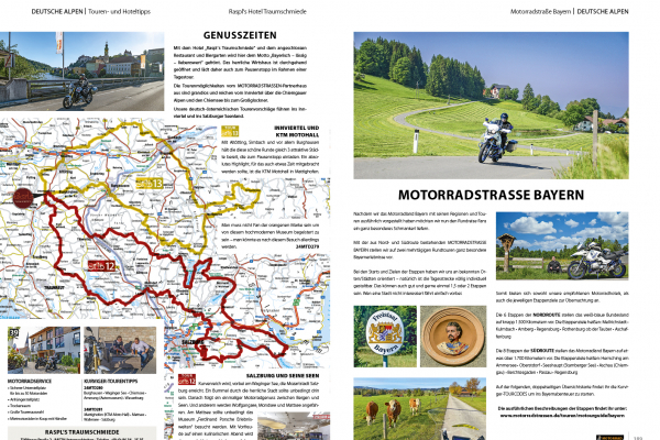 Louis MOTORRAD-TOURENATLAS DEUTSCHLAND- Motorradstraßse Bayern