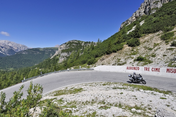 Motorradurlaub DOLOMITEN-TOUR 7 Östliche Dolomiten und Lienz-3 Zinnen Strasse © Heinz E. Studt