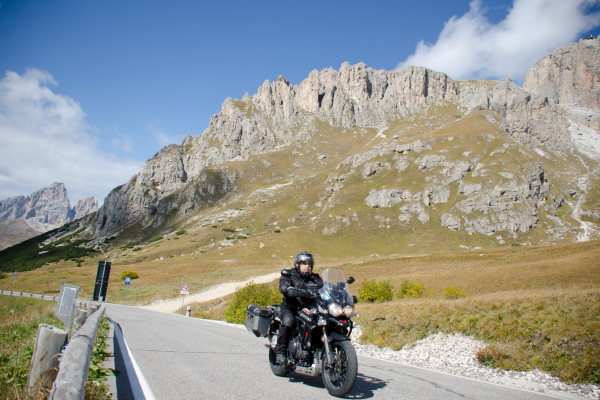 Motorradurlaub DOLOMITEN-Pordoijoch ©Peter Wahl