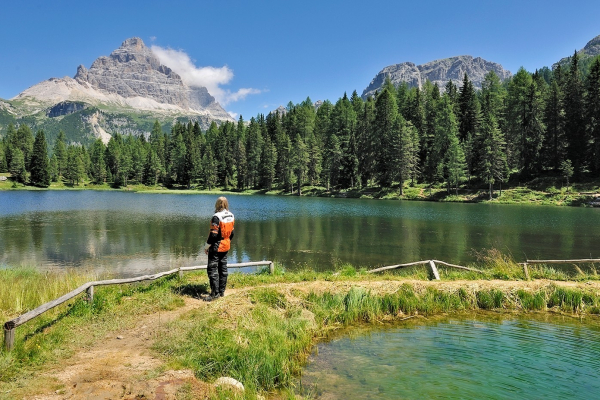 Motorradurlaub DOLOMITEN-Lago Misurina ©Heinz E. Studt