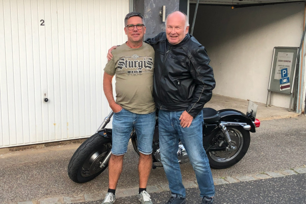 Thomas und Bernd-Uwe - herzliches Wiedersehen ©Klaus Hinterschuster